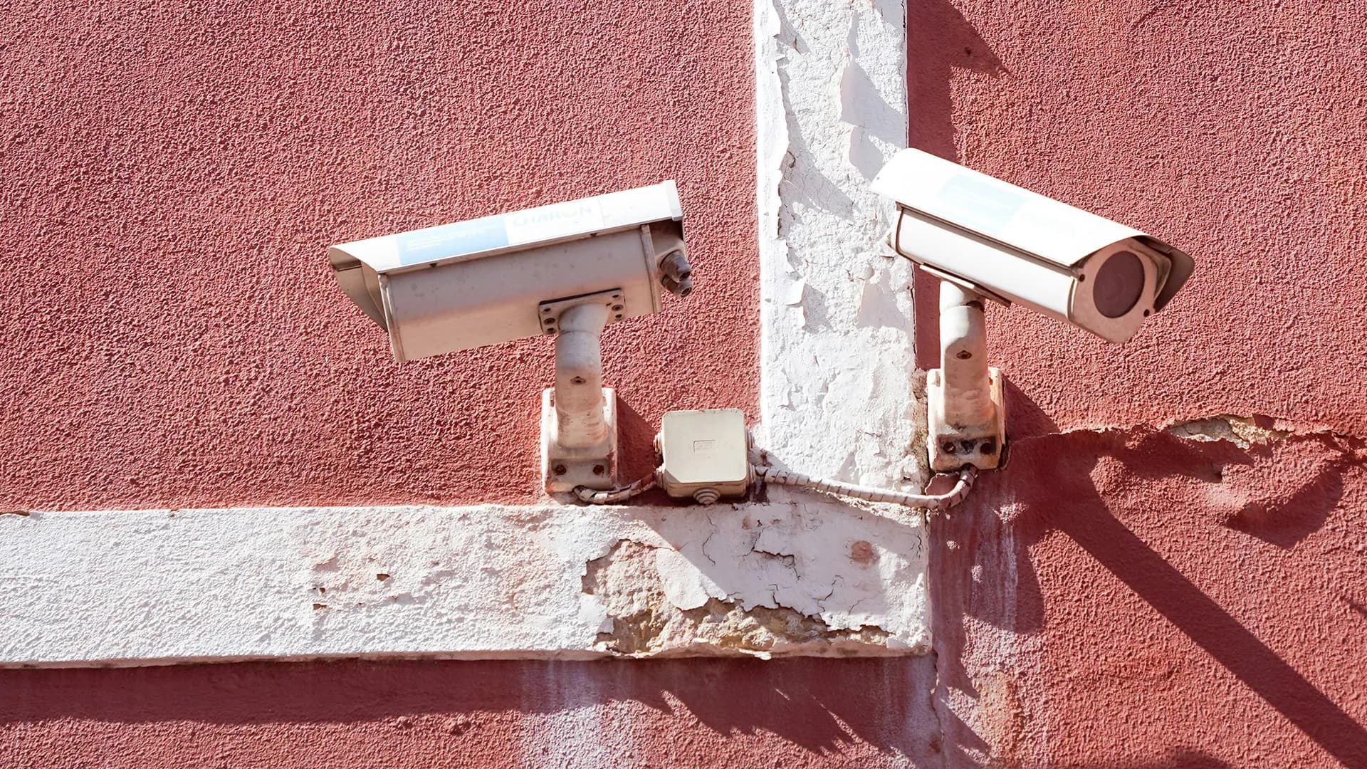 Cameras on a wall